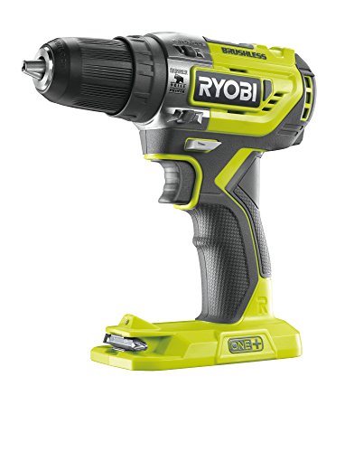 Ryobi R18PD5-0 Taladro Percutor Sin Escobillas, 0 W, 18 V, Verde, Talla Unica