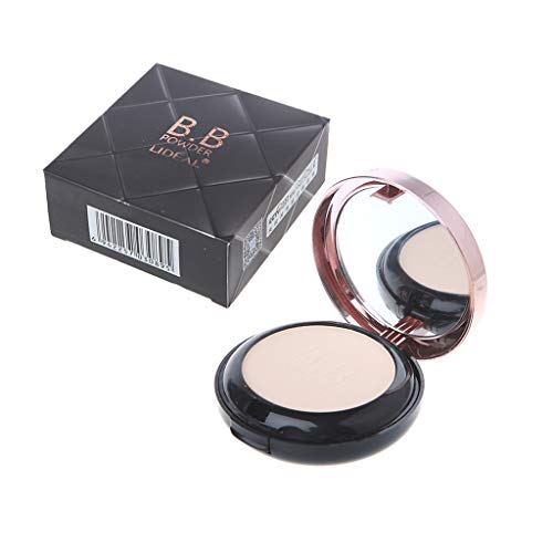 S-TROUBLE Beauty Face Powder Pressed Compact Smooth Contour Foundation Maquillaje + Puff Set