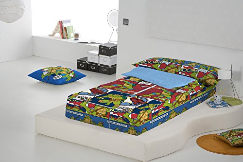 SACO NÓRDICO 90 CM CON RELLENO COWABUNGA TORTUGAS NINJA