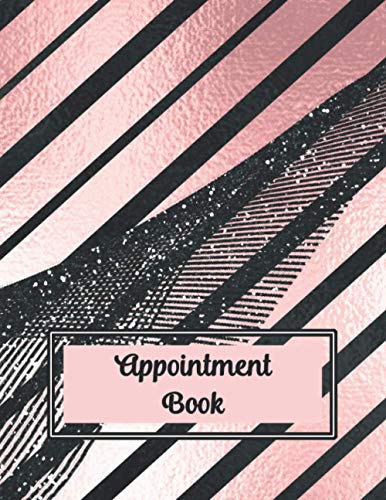 Salon Appointment Book: Daily Planner for Salons, Spas, Hair Stylists, Nail Techs, Estheticians, Massage Therapists and More | 15 Minute Increments from 8:00 AM to 11:00 PM | Luxe Metallic Design