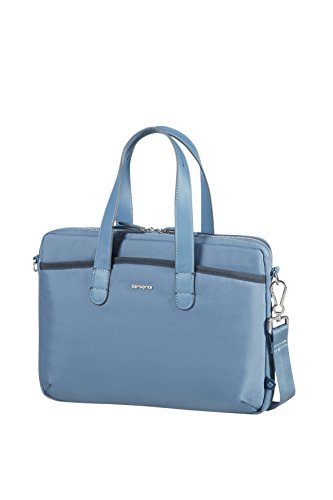 SAMSONITE Nefti - Bailhandle 13.3" Maletín, 35 cm, 6 Liters, Azul (Moonlight Blue/Dark Navy)