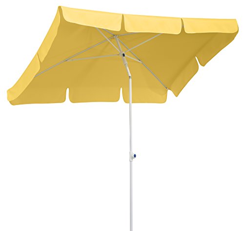 Schneider Parasol Ibiza, Amarillo Dorado, Aprox. 180 x 120 cm, 4 Piezas, Rectangular