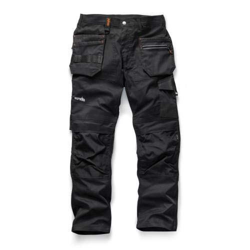 Scruffs T54500 Trade Flex Pantalón Negro 36R