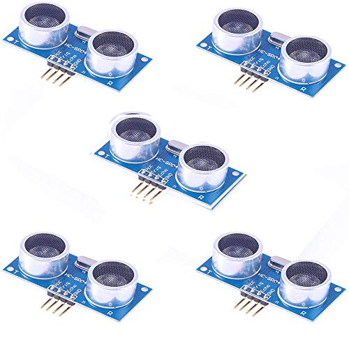 Sensor de transductor de medición de Distancia del módulo ultrasónico ARCELI 5PCS HC-SR04 para Arduino