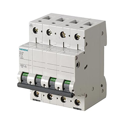 Siemens 5sl6 - Automático magnetotérmico 400v 6ka 4 polos c 63a