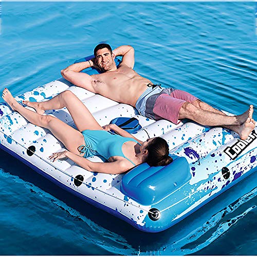 Silla Flotante Inflable De La Fila Flotante Silla Inflable del Agua Cama Flotante Piscina CojíN Inflable Los NiñOs Adultos Piscina Playa Flotante Fiesta De Ocio De Verano Piscina SalóN Silla,B