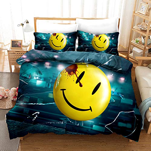 Simproude Juego de Funda de Edredón 140 x 200 cm Minions Juego de Ropa de Cama 3 Piezas Incluida 1Funda de Nórdica con Cierre de Cremallera Resistente a Las Arrugas y a la decoloración