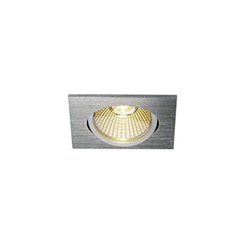 Slv new tria - Downlight newtria 68led dl set cuadrado 9w 3k aluminio