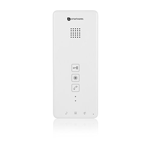 Smartwares DIC-21102 - Set de extensión para portero, Unidad adicional para el portero electrónico serie "DIC", Audio bidireccional, Fácil instalación con 2hilos, 52 melodías