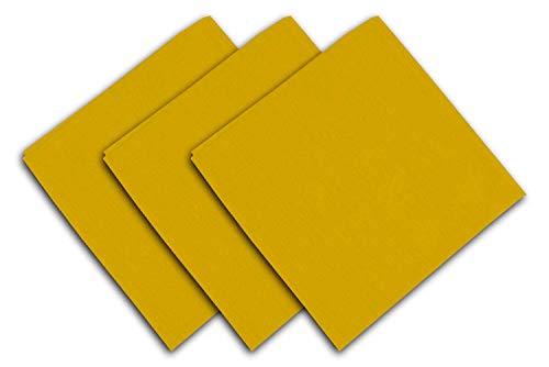 Soleil d'ocre Lote de 3 servilletas Alix Amarillo