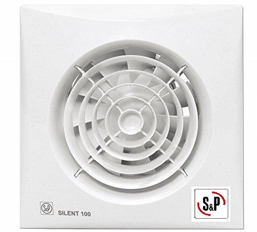 Soler & Palau; KIT SILENT-100 CZ 12V + CT-12/14 R; Kit de extractor de baño de 12V con transformador (con temporizador), especialmente adiente para zonas húmedas