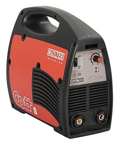 Solter 04241 - Equipo INVERTER de soldadura de electrodos revestidos Cott 175Se, color negro y rojo