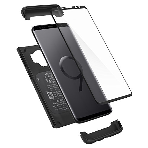 Spigen Funda Thin Fit 360 Compatible con Samsung Galaxy S9 - Negro