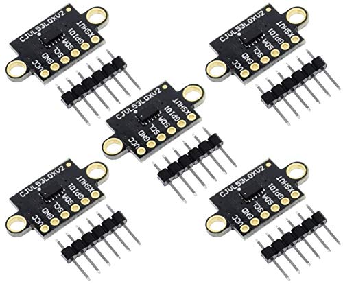 TECNOIOT 5pcs VL53L0X Time-of-Flight ToF Laser Ranging Distance Sensor 940nm GY-VL53L0XV2