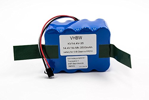 vhbw NiMH batería 3500mAh (14.4V) para Robot limpiasuelos Robot autónomo de Limpieza Hoover RBC003, RBC006, RBC009, RBC011, RBC012