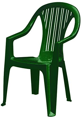 Vigor Silla Resina Monobloc Ralik, Verde Pesado, Alta Art. 24V