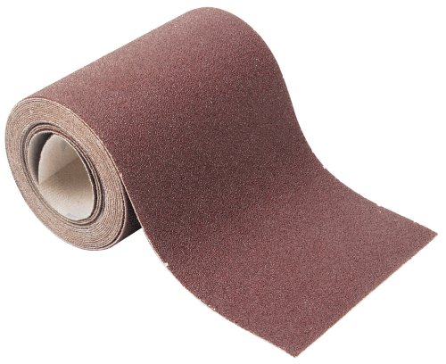 Wolfcraft 1739000 - Rollo papel abrasivo, con velcro auto-adhesivas, grano 60, 4 m x 115, plata