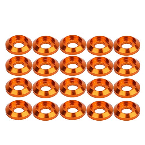 20PCS CNC Anode Color 6061 Junta de Arandela de Tornillo de Aleación de Aluminio Para Tornillos de Cabeza Hexagonal M3 (3 * 8 * 2)