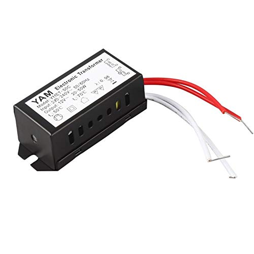 AC 220V a 12V 20-50W lámpara halógena transformador electrónico LED fuente de alimentación para lámpara halógena de bajo voltaje