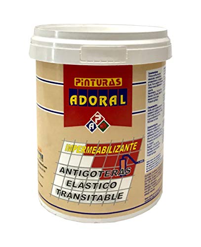 ADORAL - Pintura tela asfáltica líquida 750 ml. (Negro)