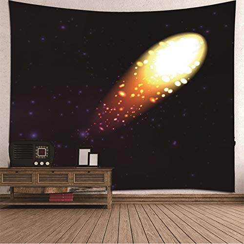 Aimsie Aurora Point - Tapiz para colgar en la pared (poliéster, 260 x 240 cm), color morado y negro