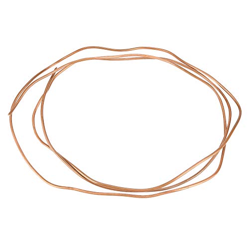 Akozon Tubo de freno de cobre, 2M, OD 3 mm x ID 2 mm, para tuberías de refrigeración para generadores, cables