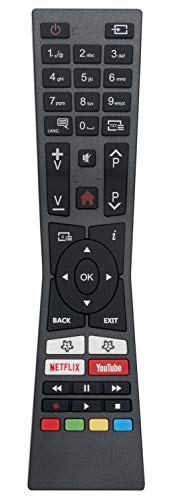ALLIMITY RM-C3331 RMC3331 Mando a Distancia reemplazado por JVC Smart 4K UHD TV with Youtube Netflix Buttons LT-40V55LFA LT-40V55LU LT-43V55LFA LT-49V55LU LT-55V65LUA LT-55VU63M LT-65V95LU