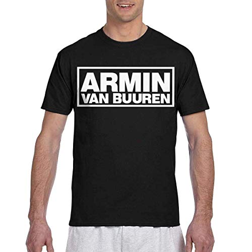 Armin Van Buuren - Camiseta de manga corta para hombre con estampado en 3D y cuello redondo