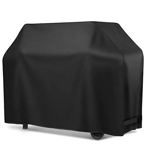 BACKTURE Funda Barbacoa, 420D Oxford Funda Protectora para Barbacoa BBQ Funda Anti-Viento/UV/Impermeabilidad Cubierta para Barbacoa para Weber, Brinkmann, Char Broil(147X61X122cm)