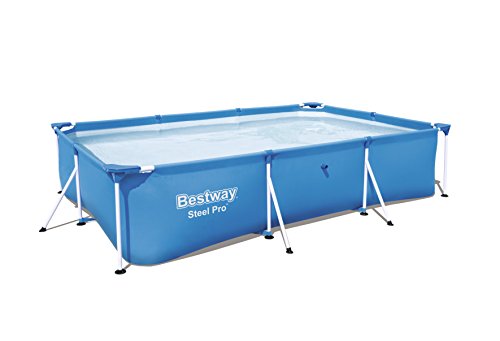 Bestway 56404 - Piscina Desmontable Tubular Infantil Deluxe Splash Frame Pool 300x201x66 cm