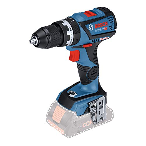 Bosch Professional 18V System GSB 18V-60 C - Taladro percutor a batería (60 Nm, 1900 rpm, conectable, sin batería, en caja)