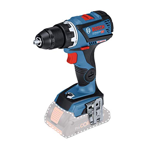 Bosch Professional 18V System GSR 18V-60 C - Atornillador a batería (60 Nm, Ø máx. tornillo 10 mm, conectable, sin batería, en caja)