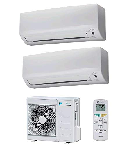 Climatizador Dual Split 9000 + 12000 Btu, Clase A++/A++ Gas R32 Serie Siesta Classic