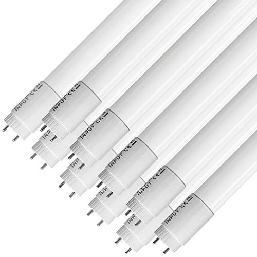 Conjunto de 10- ZoneLED SET - 120cm Tubos de LED - T8 G13-18W (36W sustituye tubo de gas) - luz blanca natural 4500K - 1600 lm - Ángulo de haz 160°
