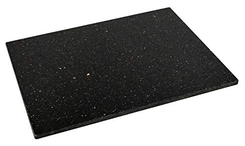 DiConcetto Tabla de cortar de granito | Placa de piedra | Placa de granito (40 x 30 x 1, Granito Star Galaxy)