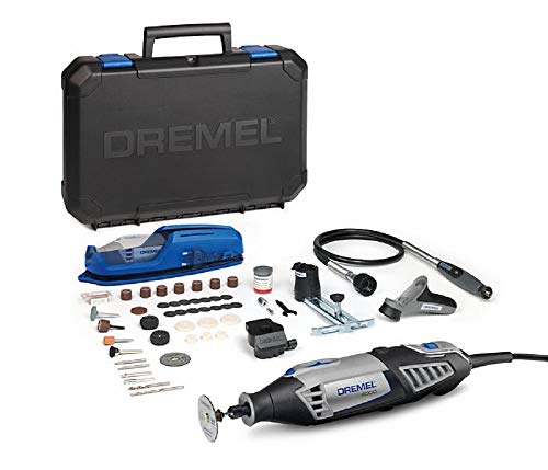 Dremel 4000-4/65 175 W, flexible, 65 accesorios, circular y paralelas sastre, plataforma shaping, precisión mango, estuche, F0134000JP