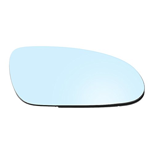 Espejo retrovisor de cristal convexo para puerta, con soporte de plástico y placa trasera, lado del pasajero