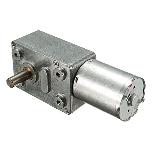 EsportsMJJ DC 12V 0,6 RPM Reversible Alto Par Turbo Gusano Engranaje Motor Gw370 DC Reductor Motor