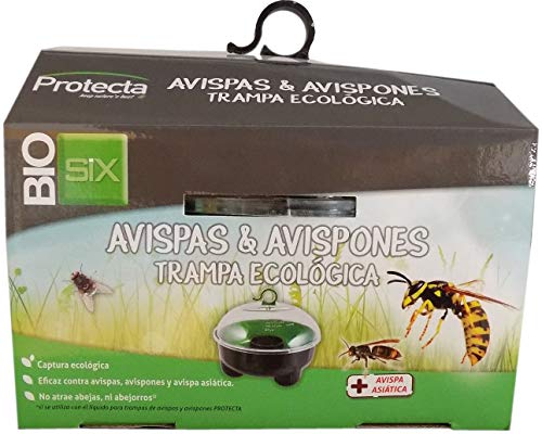 FACO-Trampa Ecológica de Plástico Resistente para Captura de Avispas y Avispones (Requiere Líquido Atrayente)