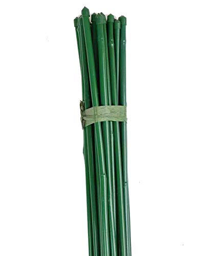Faura 150cm./12-14mm. (Altura x Diámetro) - Pack Tutor Bambú Plastificado - 25 Unidades