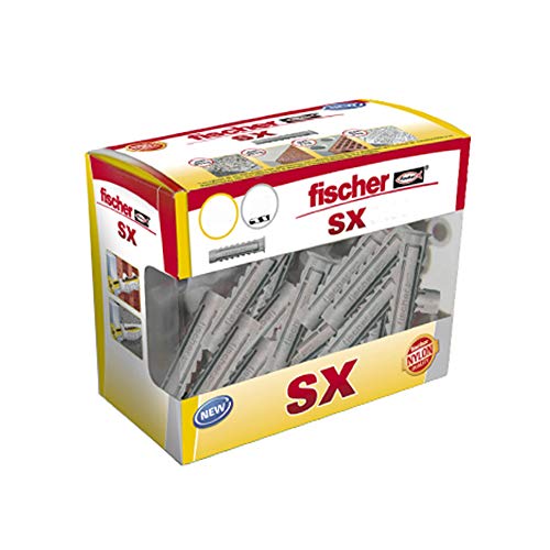 fischer 511943 taco de nylon, Gris, 5x25