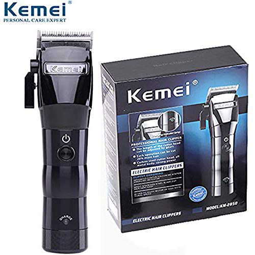 KEMEI Los hombres Eléctricos Poderosos Herramientas de Estilo Inalámbrico Cortapelos Cortapelos Cortar Corte de Pelo Poderoso Recargable Profesional Aseo