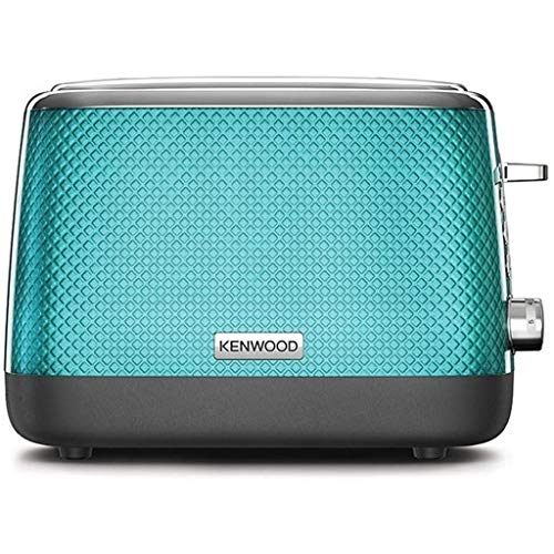 Kenwood Mesmerine TCM811BL - Tostador de diseño (2 ranuras, rejilla de calentamiento, 6 niveles de dorado, funciones descongelamiento y bagel) Azul Marine