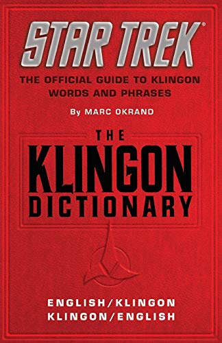 Klingon Dictionary: English/Klingon, Klingon/English (Star Trek (trade/hardcover))