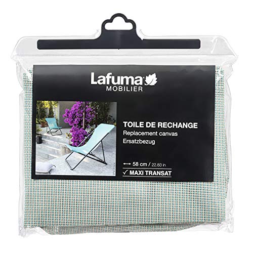 Lafuma MOBILIER Lona Batyline para Hamaca Maxi Transat, Ancho: 62 cm, Tilo, LFM2655-9268