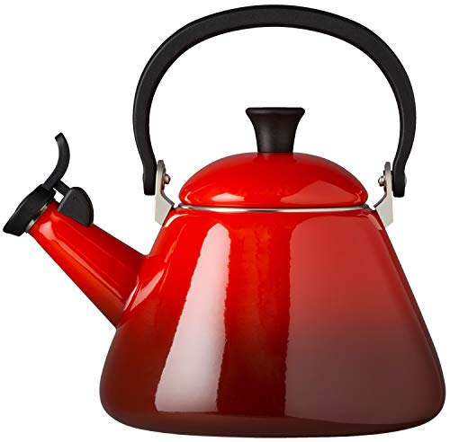 LE CREUSET Kone Tetera, Acero Inoxidable, Rojo (Cereza), 1,6 L