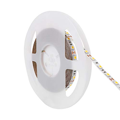 LEDKIA LIGHTING Tira LED 12V DC 60LED/m 5m IP20 Blanco Neutro 4000K - 4500K