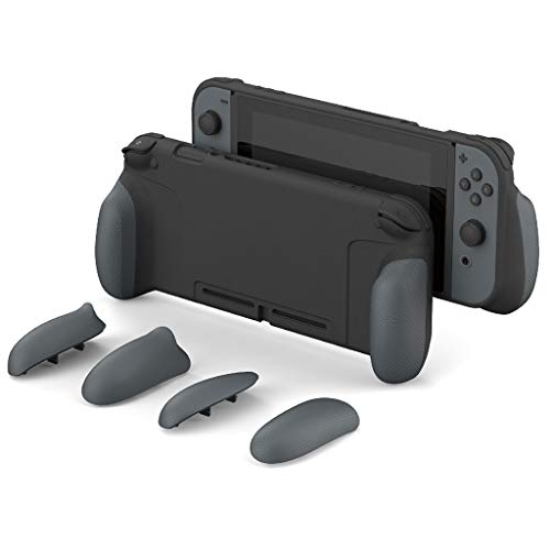 LEXIANG 1 Juego de Funda Protectora de Almacenamiento con 6 Fundas de Agarre reemplazables para Accesorios de Consola de Juegos NS Switch