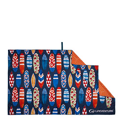 Lifeventure Recycled Soft Fibre Travel, Sports & Beach Towel Toalla, Unisex, Tablas de Surf, Giant