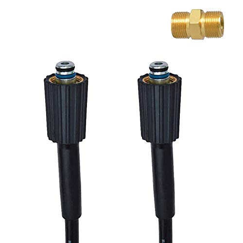 Manguera de repuesto para lavadora de presión y manguera de extensión con conector M22-14 / 15mm doble junta tórica para Lavor, Sterwins, 220 bares, Bosch GHP, Ryobi